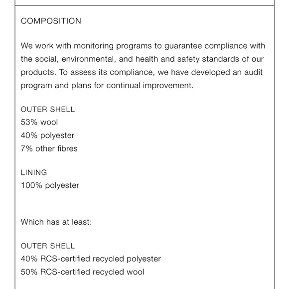 Zara Double Faced Wool Blend Double Breasted Coat - Picture 16 of 16